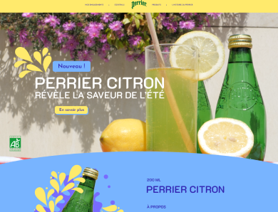 Perrier citron Perrier citron