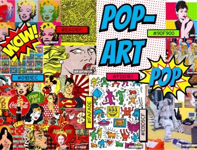 Moodboard pop-art Moodboard pop-art